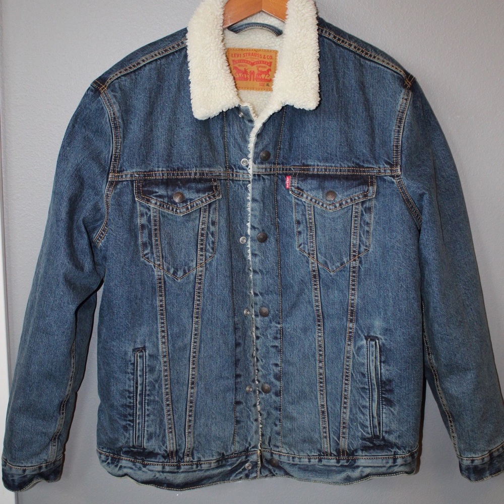 Fleece Lined Jean Jacket
